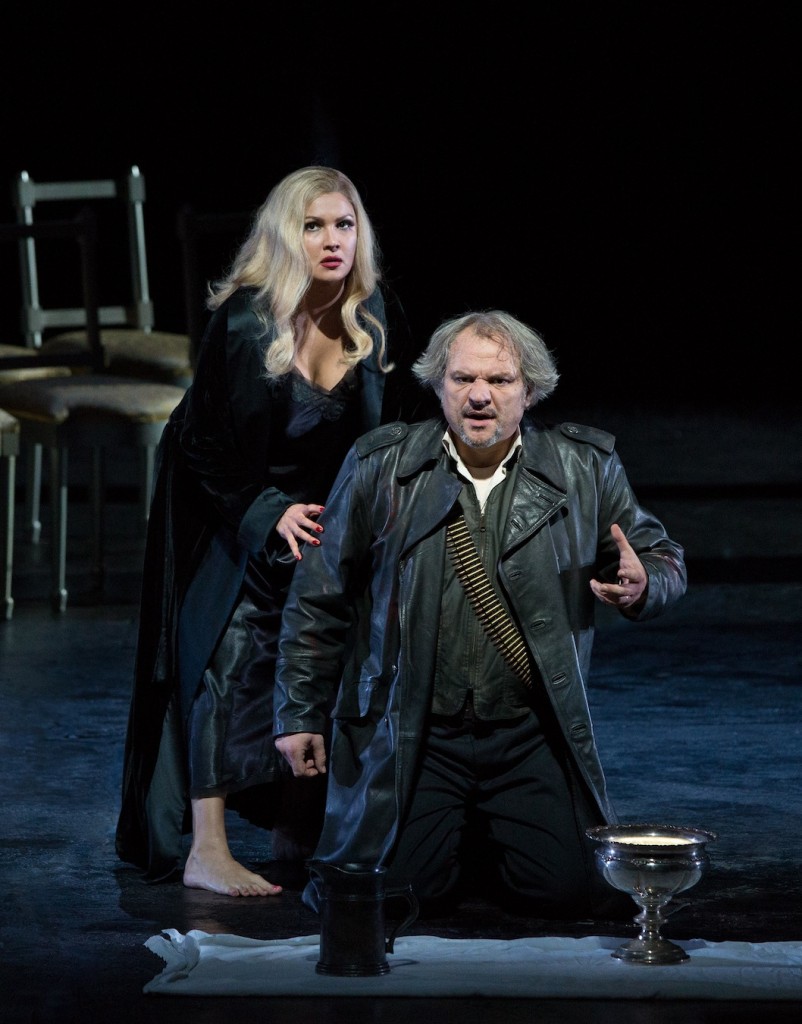 Željko Lučić and Anna Netrebko star in Verdi's "Macbeth" at the Metropolitan Opera. Photo: Marty Sohl