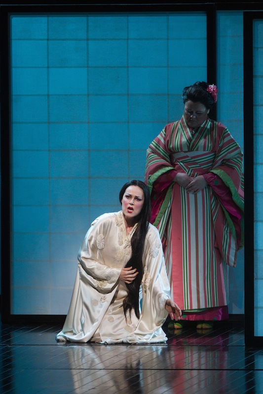 Kristine Opolais in Puccini's "Madama Butterfly" at the Metropolitan Opera. Photo: Marty Sohl