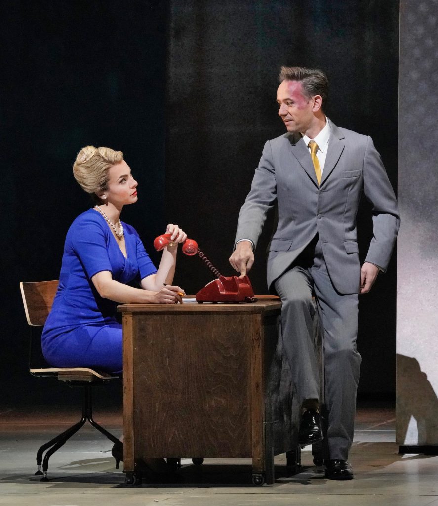 Isabel Leonard and Iestyn Davies in Nico Muhly's "Marnie" at the Metropolitan Opera. Photo: Ken Howard