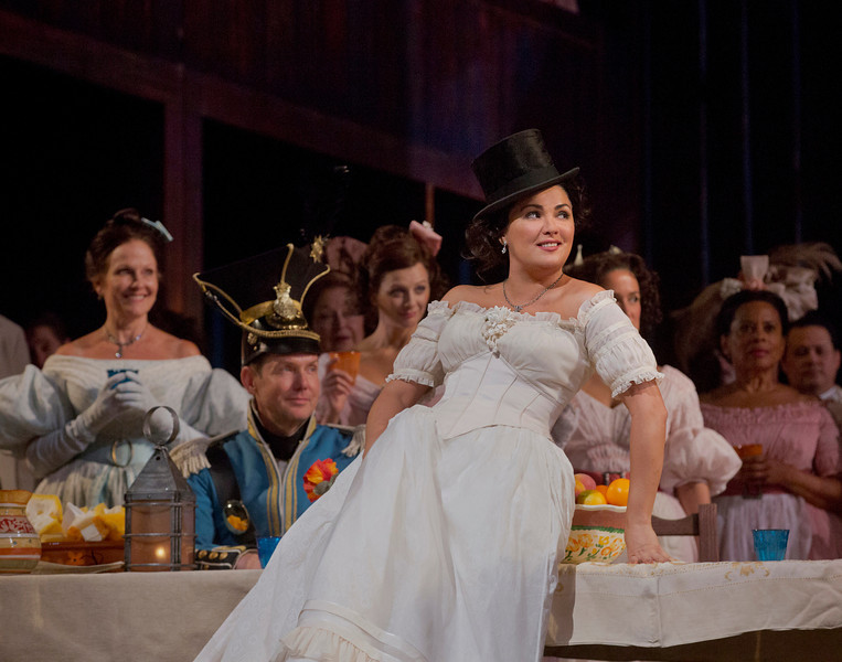 Anna Netrebko in Donizetti’s “L’Elisir d’Amore” at the Metropolitan Opera.  Photo:  Ken Howard