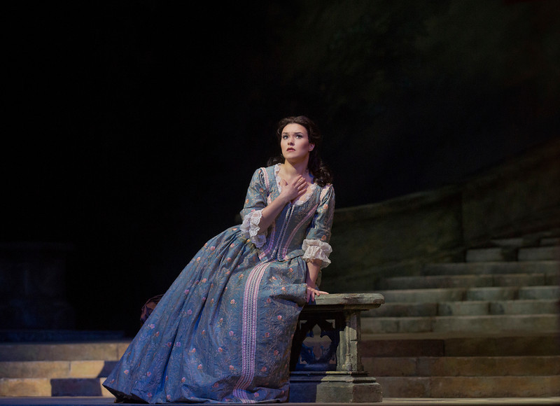 Olga Peretyatko is Elvira in the Metropolitan Opera production of Bellini's "I Puritani." Photo: Ken Howard