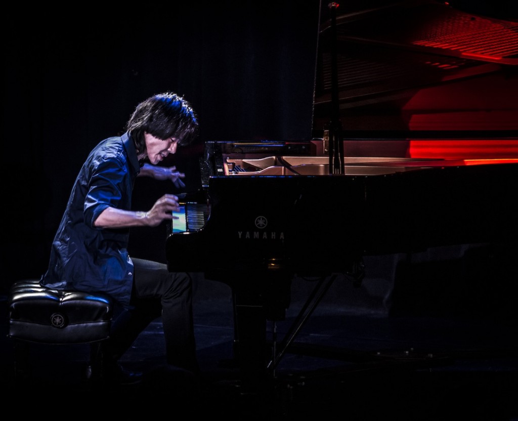 Taka Kigawa performed the complete piano works of Pierre Boulez Monday night at Le Poisson Rouge. Photo: Mark Shelby Perry