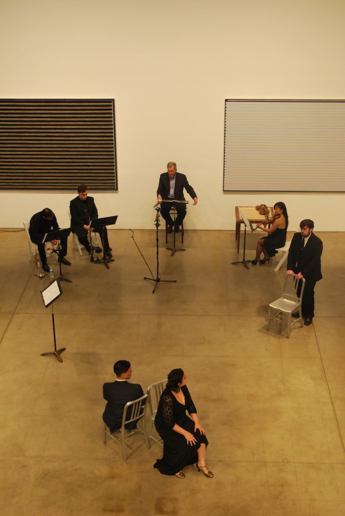 Petr Kotik's opera "Master-Pieces" received its world premiere Wednesday night at the Paula Cooper Gallery.