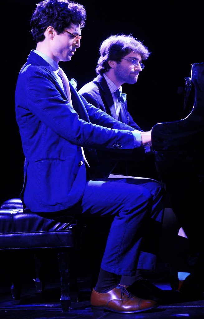 Timo Andre and David Kaplan perform four-hand piano music Friday night at Bargemusic.
