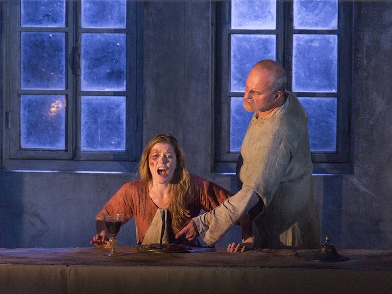 Barbara Hannigan and Christopher Purves in "Written on Skin." Photo: Richard Termine