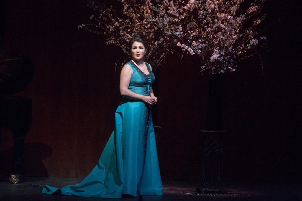 Anna Netrebko performed a recital Sunday night at the Metropolitan Opera House. Photo: Marty Sohl