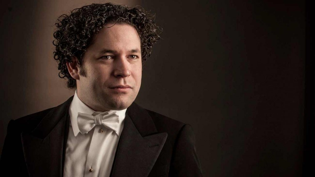 Gustavo Dudamel led the Los Angeles Philharmonic in Mahler's Symphony No. 3 Sunday at Carnegie Hall. Photo: Vern Evans