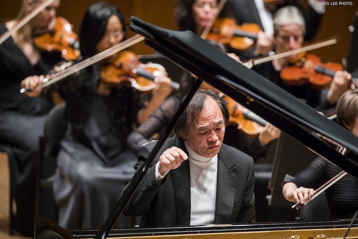 Kun Woo Paik made his New York Philharmonic debut Thursday night in Beethoven's Piano Concerto No. 3 with Jiří Bělohlávek conducting. Photo: Chris Lee