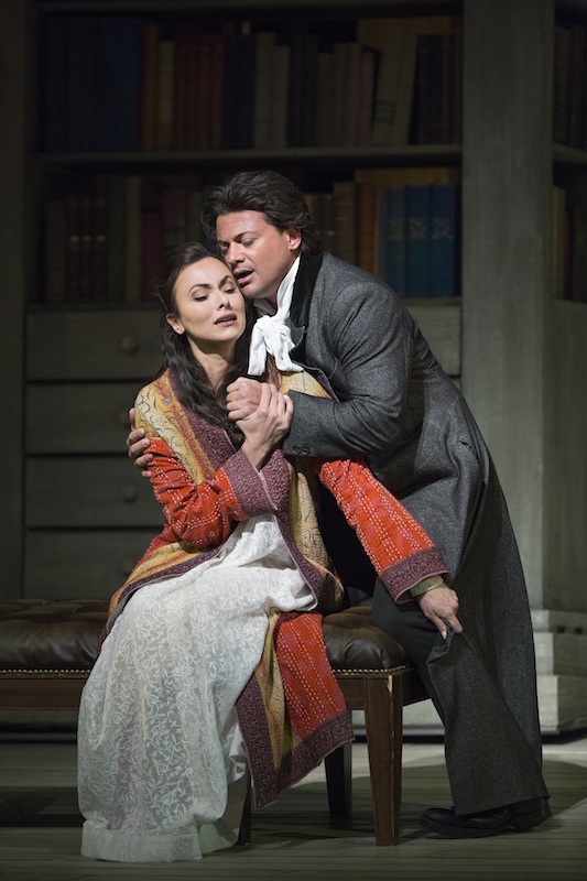 Victorio Grigolo and Isabel Leonard in Massenet's "Werther" at the Metropolitan Opera. Photo: Marty Sohl
