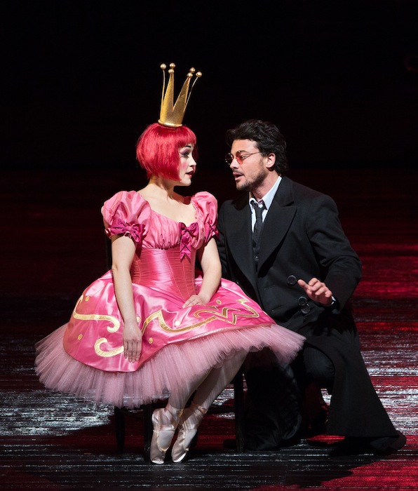 Erin Morley and Victorio Grigolo in Offenbach's "Les Contes d'Hoffmann" at the Metropolitan Opera. Photo: Marty Sohl