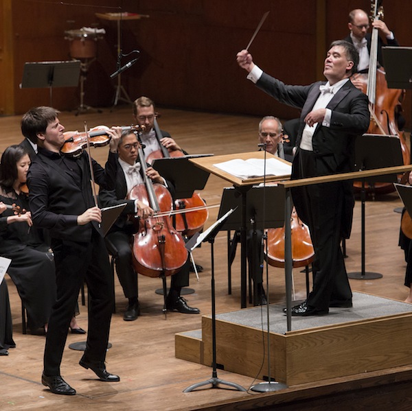 Joshua Bell performed Bernstein's "Serenade" with Alan Gilbert and the New York Philharmonic Wednesday night at David Geffen Hall. Photo: Jennifer Taylor