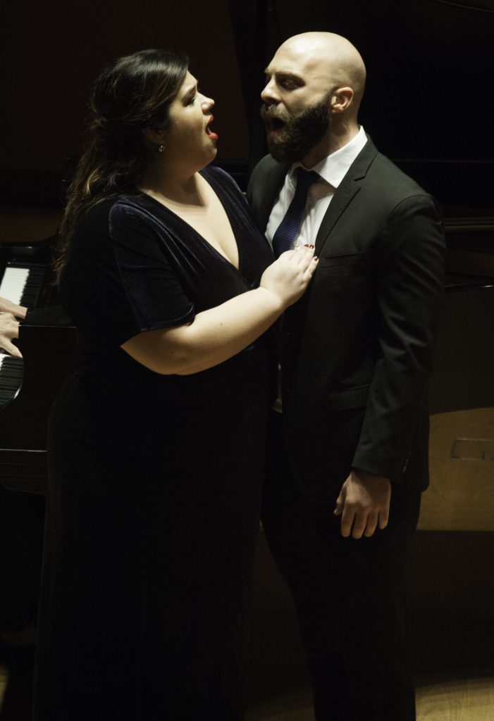 Leah Crocetto and Zachary Nelson performed in the George London Foundation recital series Sunday at the Morgan LIbrary. Photo: Shawn Ehlers