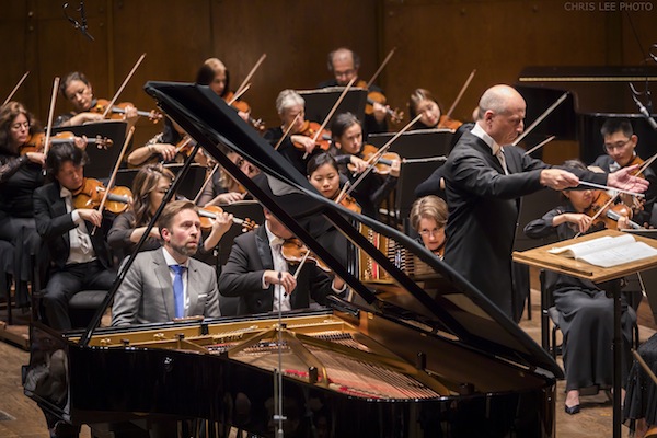 Leif Ove Andsnes performed Rachmaninoff's Piano Concerto No. 4 with Paavo Järvi and the New York Philharmonic Thursday night.at David Geffen Hall. Photo: Chris Lee