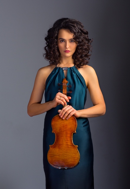 Alena Baeva performed Grazyna Bacewicz's Violin Concerto No. 7 with the American Symphony Orchestra Thursday night at Alice Tully Hall. Photo: Vladimir Shirokov