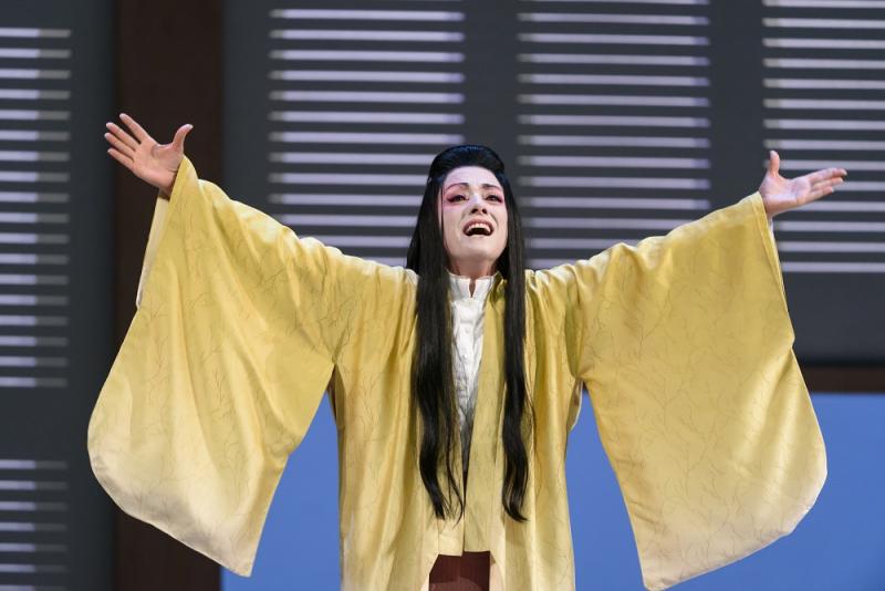 Ermonela Jaho sang the title role of Puccini's "Madama Butterfly" Friday night at the Metropolitan Opera. File photo: BIll Cooper 