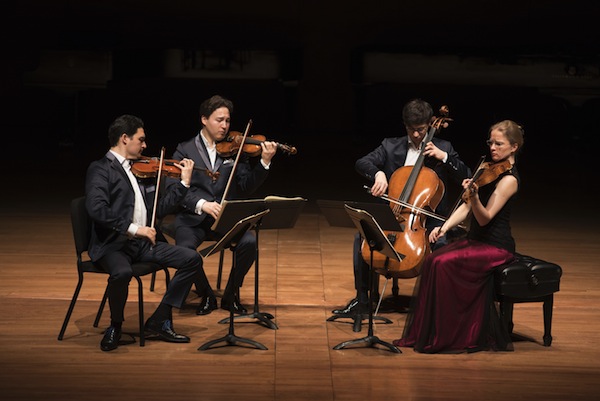 The Schumann Quartet performed music of Copland and Janáček in the Chamber Music Society of LIncoln Center concert on Sunday. Photo: Tristan Cook