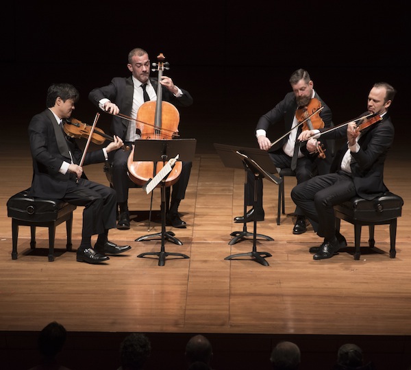 The Miro Quartet performed at the Chamber Music Society of Lincoln Center concert Sunday at Alice Tully Hall. Photo: Tristan Cook