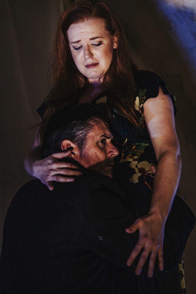Jennifer Johnson Cano and Brian Cheney in Gregg Kallor's "Sketches from Frankenstein." Photo: Kevin Condon