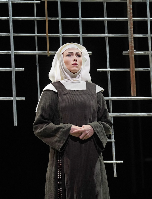 Isabel Leonrad is Blanche de la Forte in Francis Poulenc's "Dialogeus at the Metropolitan Opera. Photo: Ken Howard